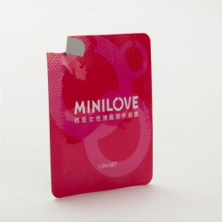 【情趣用品】minilove微爱 女用调情助情凝露液单片1.5ML（零售3元），2000/箱