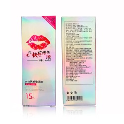 【情趣用品】独爱嘴唇女士凝胶快感增加液15ml（限价68），200个/箱