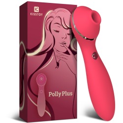【女用器具】KISSTOY polly plus(波莉升级版) 吸阴按摩震动棒（限价328） 40个/件 更新操作视频
