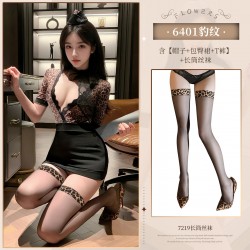 【情趣内衣】霏慕 甜蜜航线深V包臀空姐装6401