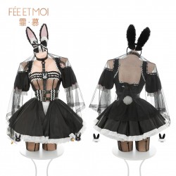 【情趣内衣】霏慕 交错战线莉普丝cos套装ZY19【特供品联系负责人备案】