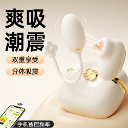 【女用器具】谜姬 一叶青欢吮吸震动跳蛋【控价产品，先联系负责人备案，再申请白名单】