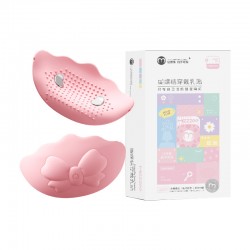 【女用器具】谜姬 蝴蝶结穿戴乳贴 电击震动乳房按摩
