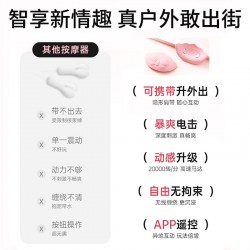 【女用器具】谜姬 蝴蝶结穿戴乳贴 电击震动乳房按摩