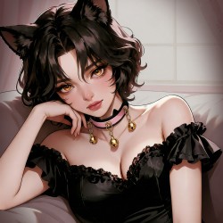 【情趣用品】谜姬 猫耳项圈SM情趣牵引